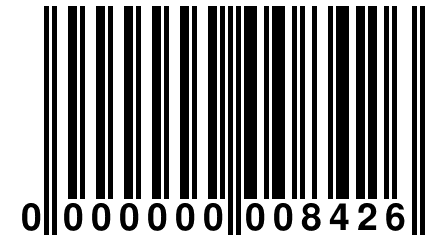 0 000000 008426