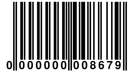 0 000000 008679