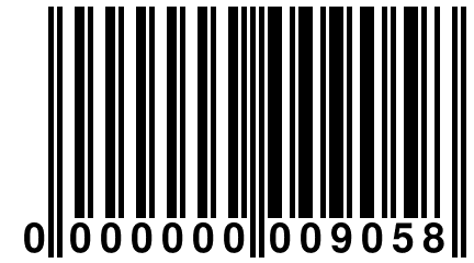 0 000000 009058