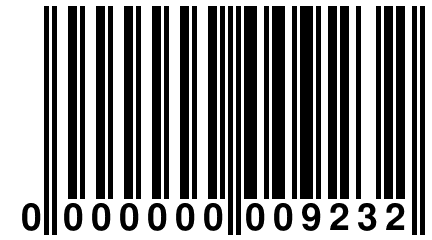 0 000000 009232