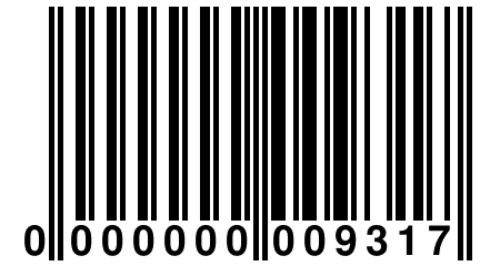 0 000000 009317