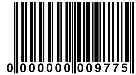 0 000000 009775