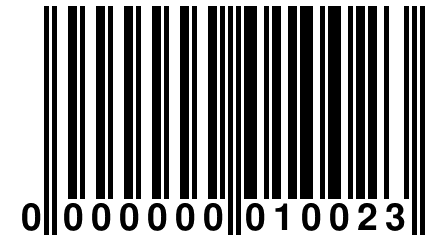 0 000000 010023