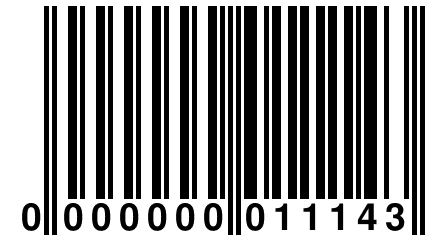 0 000000 011143