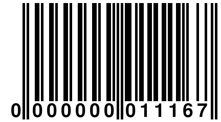 0 000000 011167