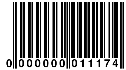 0 000000 011174