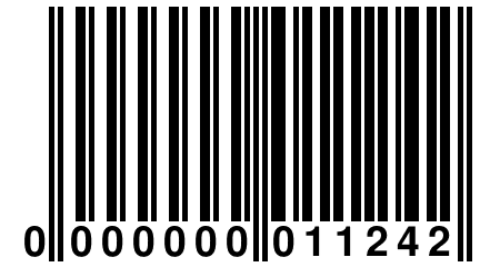 0 000000 011242