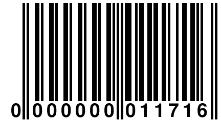 0 000000 011716