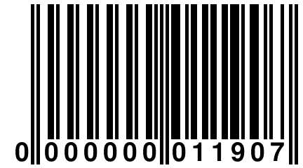 0 000000 011907