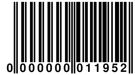 0 000000 011952