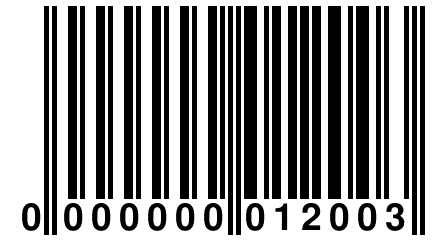 0 000000 012003