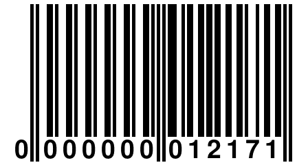 0 000000 012171