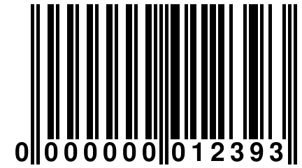 0 000000 012393