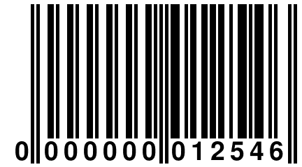 0 000000 012546