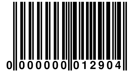 0 000000 012904