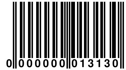 0 000000 013130