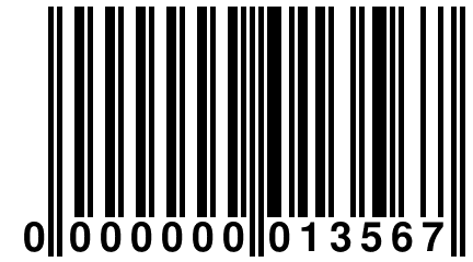 0 000000 013567