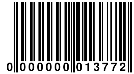 0 000000 013772