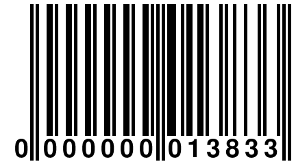 0 000000 013833