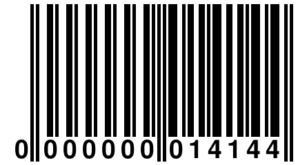 0 000000 014144