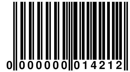 0 000000 014212