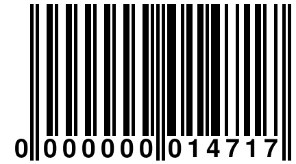 0 000000 014717