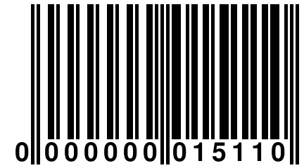 0 000000 015110