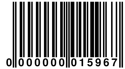 0 000000 015967