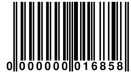 0 000000 016858