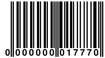 0 000000 017770