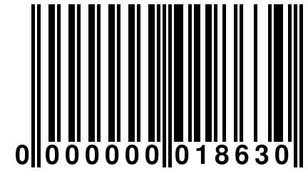 0 000000 018630