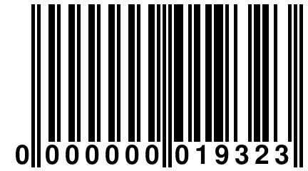 0 000000 019323