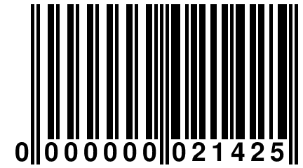 0 000000 021425