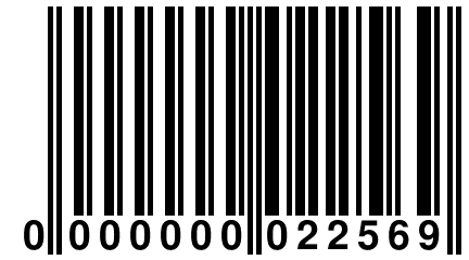 0 000000 022569