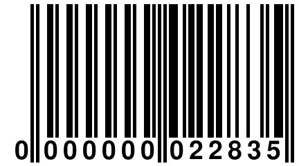 0 000000 022835