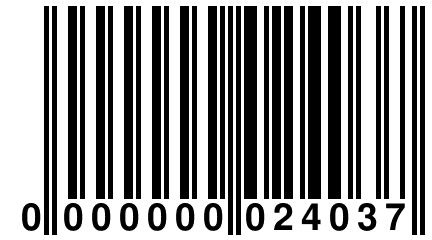 0 000000 024037