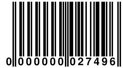 0 000000 027496