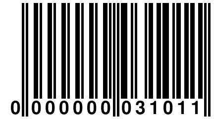 0 000000 031011