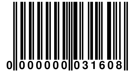 0 000000 031608