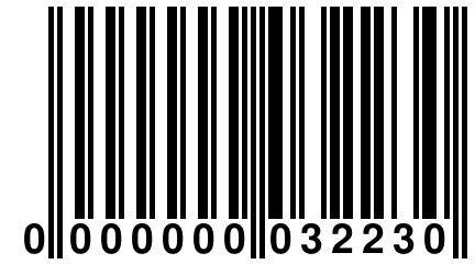 0 000000 032230