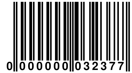 0 000000 032377