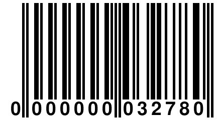 0 000000 032780