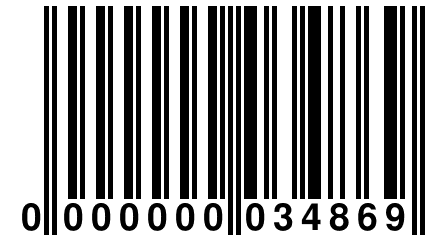 0 000000 034869