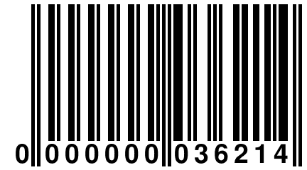 0 000000 036214