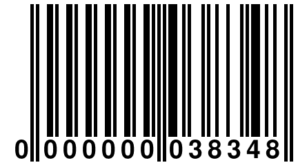 0 000000 038348