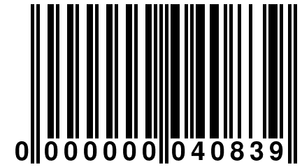 0 000000 040839