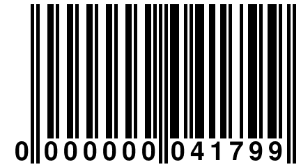 0 000000 041799