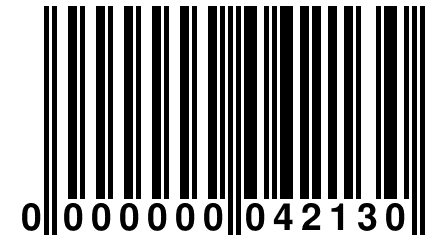 0 000000 042130