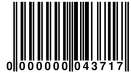 0 000000 043717