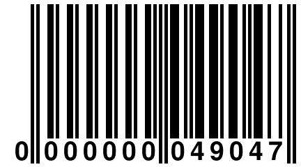 0 000000 049047